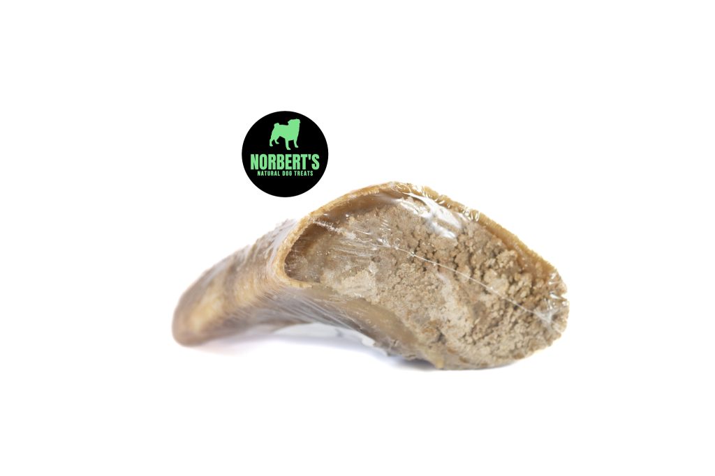Beef Filled Cow Hoof For Dogs Norbert's Natural Dog Treats