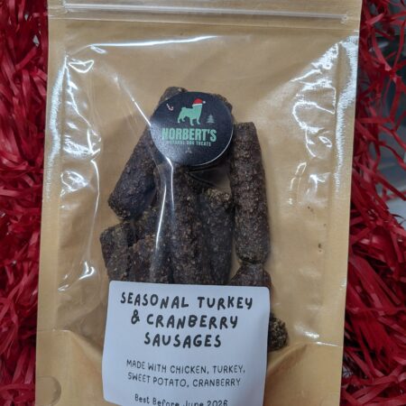 NEW Sausages Turkey & Cranberry